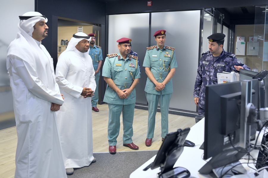 وفد دولة الكويت الشقيقة يطلع على أفضل الممارسات الأمنية بوزارة الداخلية